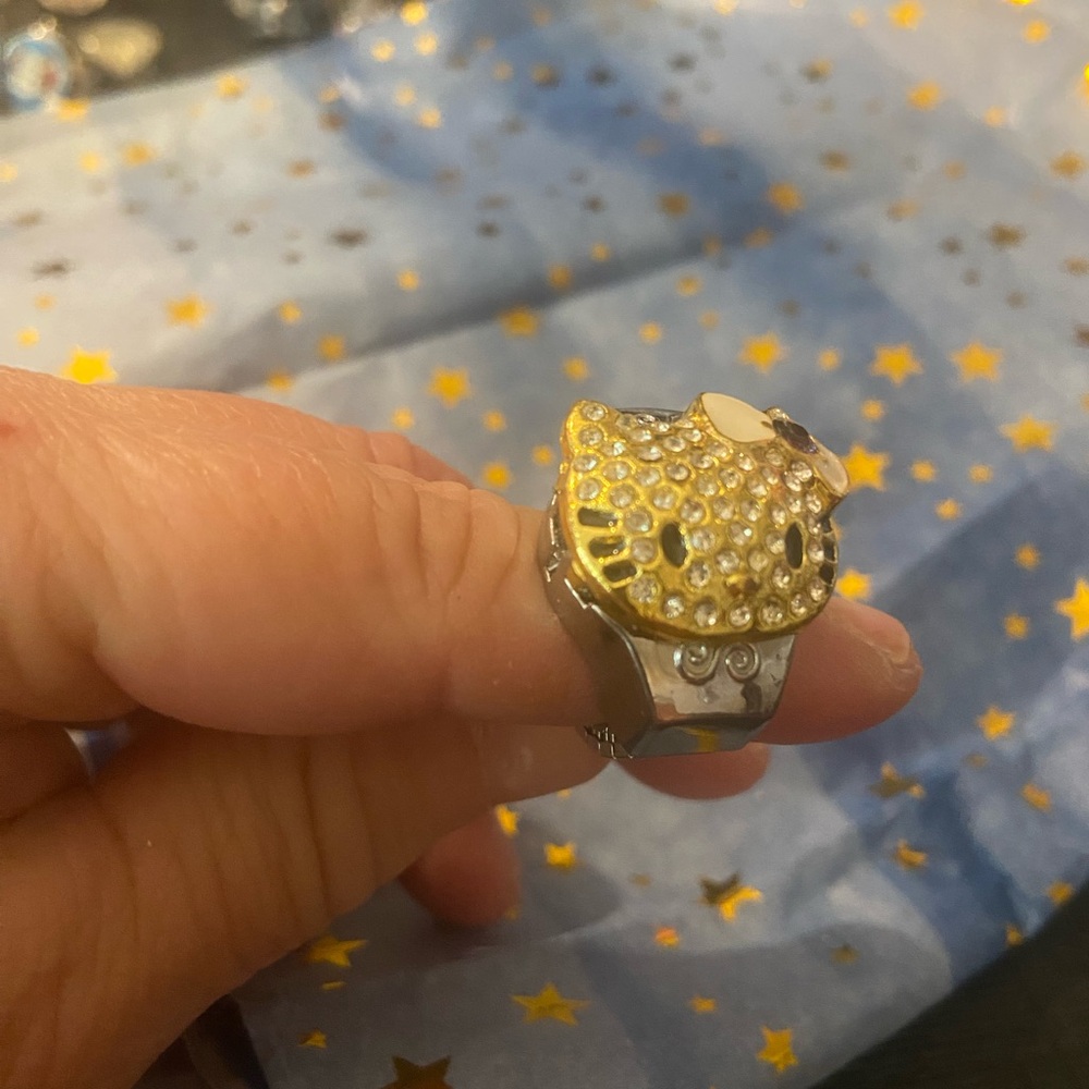 Gold and Silver Leopard Ring
